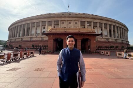 Raghav Chadha at Union Budget