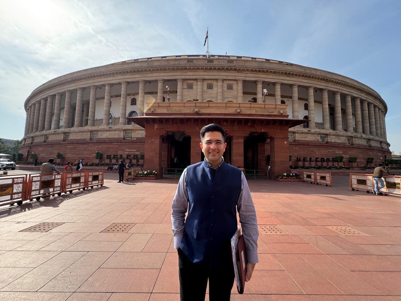 Raghav Chadha at Union Budget