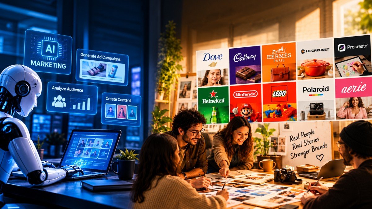 AI Meets Creative Brainstorming AI-powered marketing meets human creativity and brand collaboration.