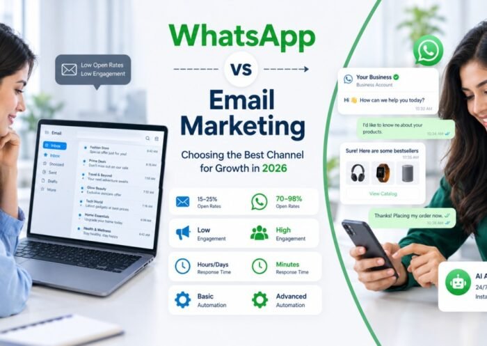 WhatsApp vs Email Marketing 2026 WhatsApp vs. Email Marketing