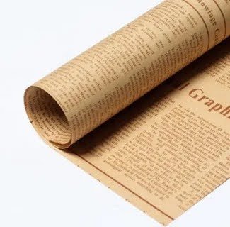 Custom Newspaper Wrapping Paper